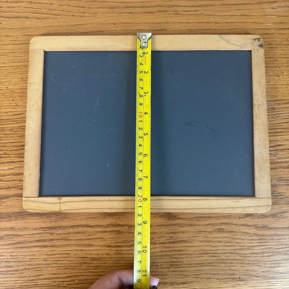 Vintage Wooden Frame Small Chalkboard Slate Schoolhouse Sign Photo Prop